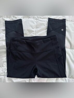 lululemon Black Athleisure cropped Leggings